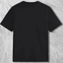 Camiseta unisex divertida con cara de pavo y gafas de sol para Acción de Gracias, regalo NUEVO - Negro - Ver 2
