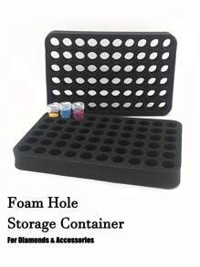 30/60 Slot Foam Hole Diamond Painting Cross Stitch Accessories Tool Container Storage 5D Embroidery Mosaic Gift For Case