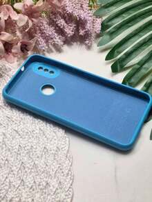 Case For Mi A2 Lite - TPU With Velvety Interior For Cell Phone - Protection And Elegance - Azul Turquesa - 查看 4