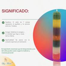 veladora 7 colores - Color caoba - Ver 2