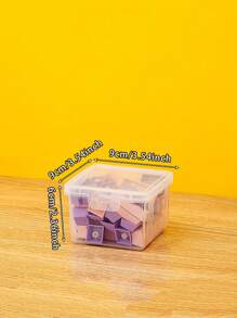 1pc Multifunctional Stackable Transparent Keycap Storage Box - Dust-Proof Protective Case, Transparent Mechanical Keycap Storage Box, Suitable For Mechanical Keyboard Storage, DIY Computer Parts Organizer,Plastic Basket,Toy Basket,House Decor,Table Decor,Home Decor Items,Room Decor,Bedroom Decor,Gifts