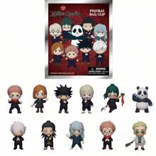Crunchyroll 1/3PCS 官方授权时尚神秘盲袋随机一个 3D 动漫角色棒球游戏系列钥匙扣饰品 Itadori Yuji  角色适合通勤工作派对周年纪念礼物送给朋友家人粉丝 - 彩色 - 查看 6