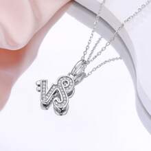 New Classic Twelve Constellation Series Capricorn Pendant Necklace S925 Silver Inlaid D-Color Moissanite