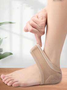 2pcs Silicone Heel Protector For Dry And Cracked Heels. Unisex Gel Heel Pad, Sock Filler For Men And Women
