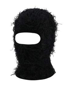 Balaclava Desgastada Máscara de Esqui Unissex - Balaclava Tricotada Máscara de Rosto Completo à Prova de Vento Desgastada Shiesty à Prova de Vento para Clima Frio