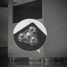 Nuevo 4 Uds. Rueda Universal de bola silenciosa autoadhesiva 300Kg 4 cuentas ruedas para muebles rueda de acero inoxidable 360 °     rotación ST10 - nailon transparente - Ver 3