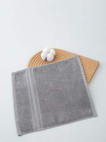 1pc Light Gray Pure Cotton Thin Large Bath Towel/Kitchen Towel/Handkerchief, Quick Dry & Absorbent, Unisex, Suitable For All Seasons, Perfect For Bathroom, Travel, Vacation, Gift, School, Home, Beach And Hotel - Light Grey - View 12