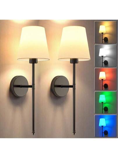 1P/ LED Nordic Wand Lamp Charge RGB Bulb /NO Removable Wireless Verlichting Bedroom Corridor Hallway Indoor Luminaire Bedside ative At The Entrance Of Ho Lights
