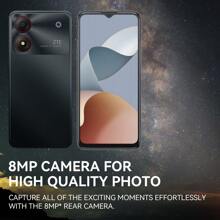 ZTE,Smartphone,Blade A34 Rock Grey,Unlocked, Android 13,(4GB RAM+4GB Fusion) + 64GB ROM,5000mAh Battery,Dual SlM 4G,The Plug Is European Standard,NFC Is Supported, 4G LTE,Global Version