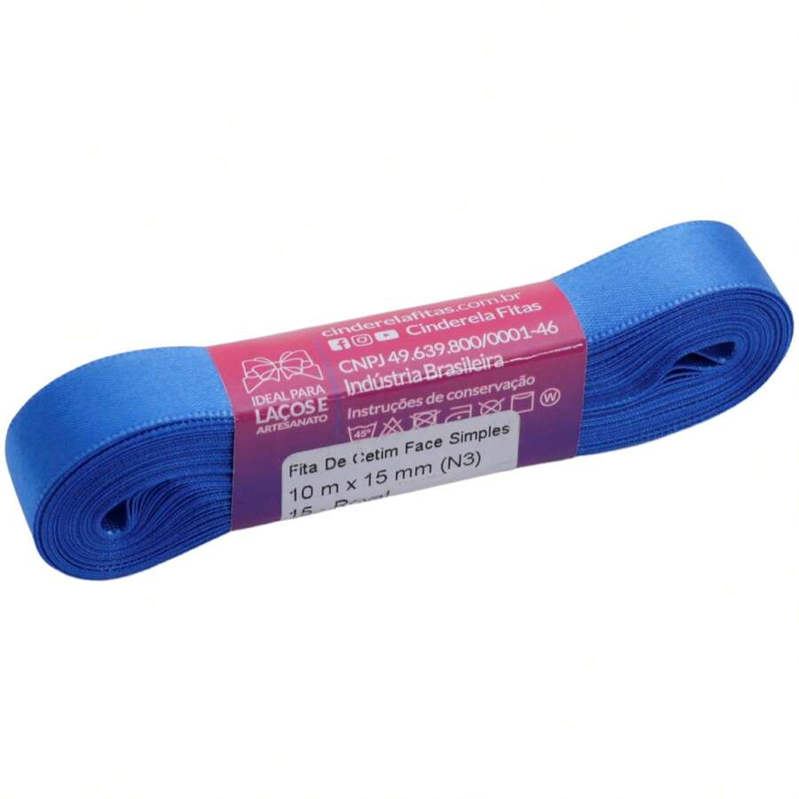 Satin Ribbon 15mm 10 Meters  Bows And Crafts - 015 皇家 - 查看 1
