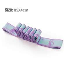 Yoga Stretching Belt Dance Stretching Band Elastic Yoga Resistance Bands Home Pilates Exercise Pull Strap Belt Fitness Sport