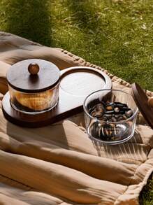 1 Set multifunktionale Aufbewahrungsgläser, Tabletts für Getreide, Süßigkeiten, Kekse, Brot, geeignet für Outdoor, Hochzeit, Party, Geschenke, Geburtstage