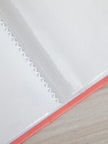 1 PIEZA - Álbum clásico europeo con enchufe de 6 pulgadas y 100 páginas, álbum conmemorativo, álbum para intercambiar tarjetas de colección, diseño de cubierta dorada, regalo - Rosa - Ver 3