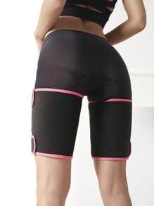 1 Pair Sports Fitness Sweat Leg Warmers, Running Protection Knee Braces, Sauna Sweat Leg Wraps