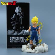 TOEI ANIMATION 龙珠 Z 官方授权超级赛亚人贝吉塔延世动漫人物场景装饰，动漫卡通动作人物收藏雕像模型，玩偶玩具，动漫迷礼物 - 彩色 - 查看 2
