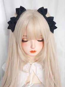 4个/2个手工蝴蝶结发夹，双马尾夹，女士礼物，发饰，冬季，头部饰品，女士发饰 - 粉色 - 查看 2