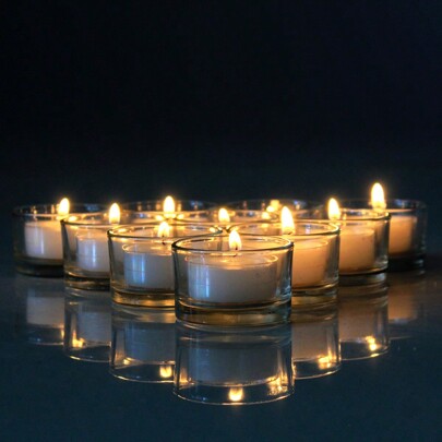 3pcs/6pcs Elegant Clear Glass Tea Light Candle Holders, Candle Cup For Home Decor,Party Decorations, Restaurant, Celebrations Engagement, Wedding, Anniversary, Garden Party Decor Gifts Birthday Graduation