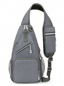 Waterproof Shoulder Bag Men's Crossbody Casual Messenger Bag Hiking, Running, Cycling, Touring, Traveling, Crossbody Bag, Roomy, Suitable For Men, Versatile Crossbody For Outdoor Adventure And Work New Life Items For Students Men Essentials Side Bag Graduation School Supplies Mobile Phone Bag Hiking Accessories Pouch