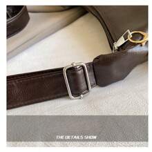 Maillard Style Retro Crossbody Bag, New Tote Bag, Large Capacity And Stylish Shoulder Bag, Commuting Bag, Crossbody Bag, Handbag. This Lightweight, Casual And Fashionable Women's Bag Is Suitable For Young Girls To Use When Shopping.