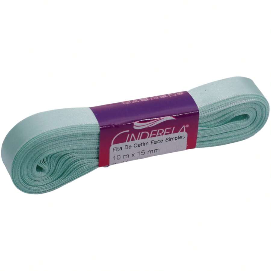 Satin Ribbon 15mm 10 Meters  Bows And Crafts - 002水綠色 - 查看 1