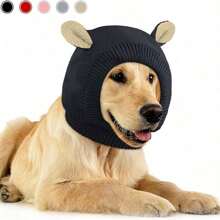 1pc Winter Pet Neck And Ear Warmer Cover, Relieve Stress And Anxiety, Warm Dog Knitted Hat, Dog Earmuffs Anti-Noise, Protect Pets From Noise - Multicolor - View 11