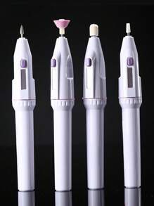 5 In 1 Electric Mini Nail Art Machine Grinder Professional Polisher Portable Nail Art Tools Set