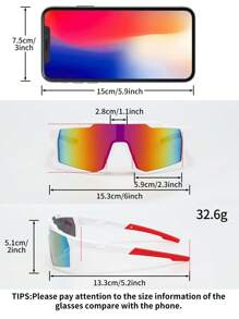 2pcs Y2K Style Plastic Sports Cycling Wrap-Around Fashion Glasses For Women, Suitable For Daily Wear, Photography, Shopping, Cycling, Skiing And Other Occasions For Summer Beach Vacation,Outdoor,Travel