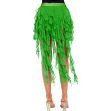 1 件拉丁/肚皮舞九尾狐腰巾,雪纺材质,可调节系带,雪纺肚皮舞腰带,适合东方/肚皮舞表演 - 均碼 - 查看 9