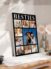 1Pc Personalized Photos To Canvas Print - Canvas Prints With Your Photos On Custom Wall Art For Bedroom, Living Room, Wedding, Pet, Family, Love, Couple, Friend, Picture, Photo, Framed Wall Art,Christmas Gift,Best Friend,Family Gift,Birthday Gifts,Gift For Family/Friend/Girlfriend/Boyfriend - Photos-6 - View 2