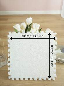 Thảm trải sàn phòng khách/phòng ngủ, thảm trải sàn lớn bằng vải nhung mềm mại, thích hợp cho phòng bé gái - Nhiều màu - Xem 9