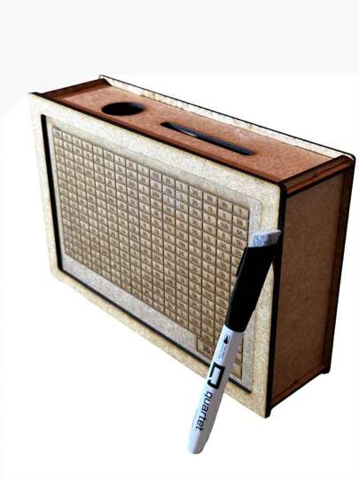 Caixa de Dinheiro MDF Desafio 10 Mil – Método Japonês para Organizar Sua Poupança