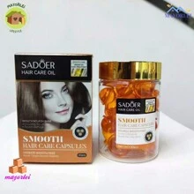 CÁPSULAS SADOER PARA EL TRATAMIENTO Y BRILLO DEL CABELLO 30 UDS,Cápsulas de aceite de suero de tratamiento capilar, acondicionador de cabello cápsulas de suero para cabello encrespado y seco Jojoba y aceite de argán cápsula de suero para el cabello, - Multicolor - Ver 10