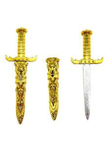 1 件舞台表演道具仿制武器塑料玩具剑骑士剑角色扮演加勒比海盗服装