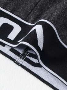 7 件/包男士休闲三角裤，透气弹力平角裤，运动短裤