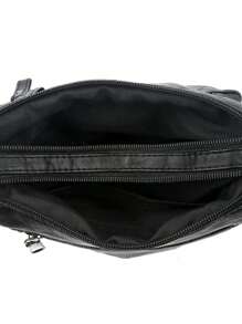 Ladies Waterproof PU Rivet Iron Ring Small Accessories Retro Gift Bag For Mom Cross-Body Bag - Black - View 5