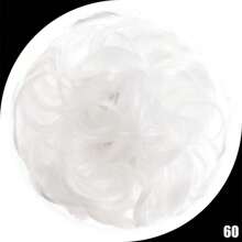 Synthetic Messy Bun Chignon Donut Gary Hair Bun Pad Elastic Hair Rope Rubber Band Hair Extensions