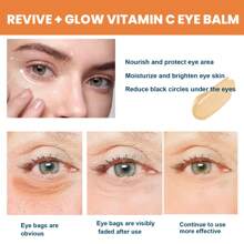 2PC Revive + Glow Vitamin C Eye Balm, Dark Circles Repair Moisturizing Firming Eye Cream Stick - 2PC - View 4
