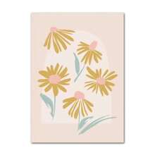 1 st Botanische Pastel Blad Lente Bloem Schattige Madelief Muurkunst Canvas Schilderij Posters En Prints Muurfoto's Voor Woonkamer Boho Woondecoratie Geen Lijst