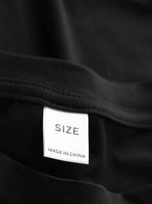 Girls' Cartoon Slogan Letter Print Round Neck T-Shirt, Soft Casual Summer Tee For Tween Girl - Black - View 3