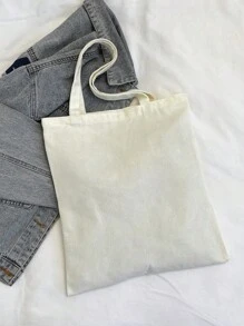 Bolso de lona estampado "Club de tías geniales" - Bolso de hombro de poliéster de moda para viajes, trayectos diarios y compras de comestibles reutilizables; Bolsa plegable de playa para vacaciones, regalo ideal para la tía