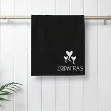 Paño de lavado bordado con letra de 12 pulgadas ultra suave y divertido, adecuado como regalo para novio, adulto, humor, gran regalo para el Día de San Valentín, aniversario, regalos de acción de gracias, regalos broma