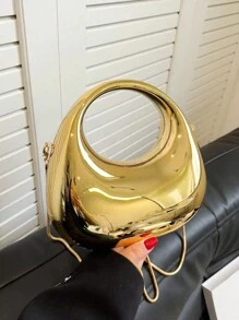 Nova bolsa feminina transversal de corrente da moda bolsa de jantar de acrílico colorido doce