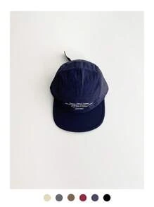 1pc Soft Crown Hip Hop Street Flat Brim Hat, Women's Spring/Summer Small Letter Fashion Versatile 5-Panel Cap, Adjustable Large Head Circumference, Simple Short Brim Hat, Outdoor Skateboard Street Dance Snapback Cap, Skater Hippie Chicks Style - Multicolor - View 13