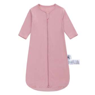 miracle baby 1 件婴儿睡袋连体衣，男女通用新生儿长袖防惊吓婴儿睡衣，四季皆宜