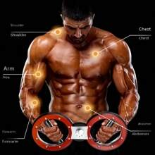 1 Piece Of Adjustable Resistance Speed Arm Trainer, Suitable For Men's Boxing Exercise Of Abdominal Muscles, Arm Muscles, Back Muscles, Grip Strength, Ideal Choice, With Muscle Plasticity Requirements, Made Of Iron Material, Suitable For Use At Work And Home At Any Time - Red - View 2