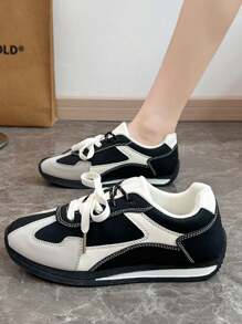 Nuovi arrivi scarpe da ginnastica chunky 2025 da donna, scarpe casual sportive con suola spessa e confortevoli, stile bohémien per corsa, camminata e pendolarismo