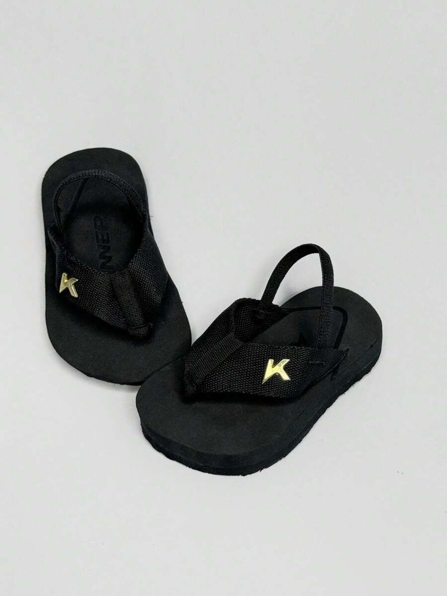 Kenner Baby Children's Flip Flops Various Colors And Sizes Launch 2024 Immediate Shipping Direct From The Factory - 黑色的 - 查看 1