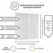 Premium Double Height Curtain 6m X 6m - 香檳色 - 查看 2