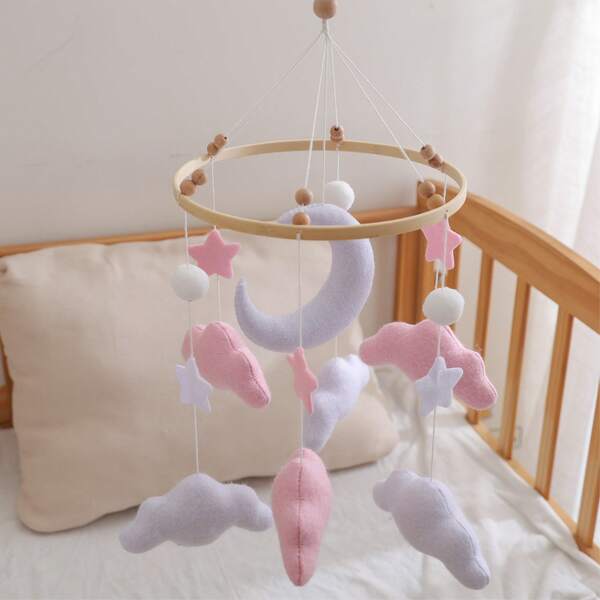 Felt Animal Hanging Decorations For Baby Nursery - Rattle Toys For Baby Boys And Girls - Animal Room Hanging Decor, Suitable For Baby Play And Development, Enhancing Baby's Cognitive Ability, Christmas/Birthday Gift, Newborn Memorial Gift, Toys, Easter, Baby Toys, Stitched Stuff, Room Decor, Easter Basket Stuffers