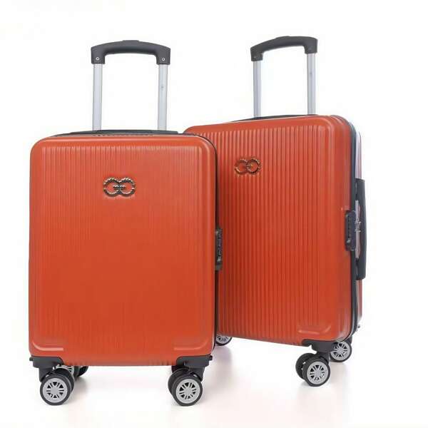 Conjunto de bagagem de 2 peças para viagem, medidas: 18/20 polegadas, bagagem leve com trava TSA, conjunto de mala de grande capacidade, conjunto de bagagem familiar à prova d'água para viagem, mala de viagem com 4 rodas giratórias 360, resistente, alça telescópica de alumínio.